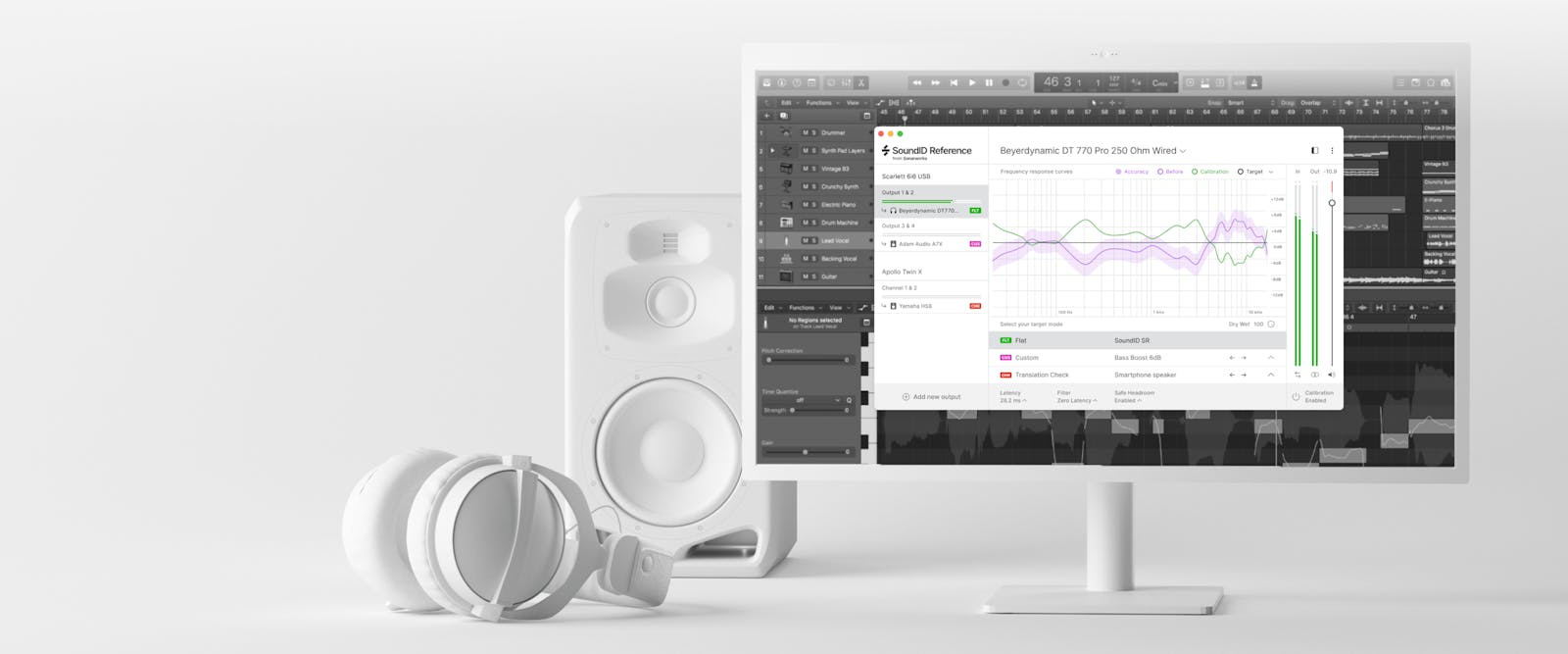SoundID Reference software running on a desktop computer